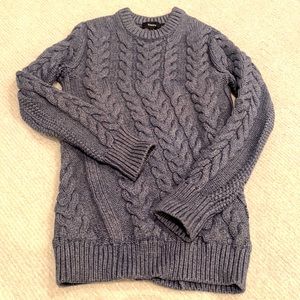 Unique rare twisted cable pullover, fantastic on.